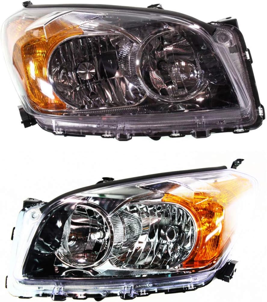 2009-2012 Toyota RAV4 Headlight Assembly Driver Side with Bulbs V533