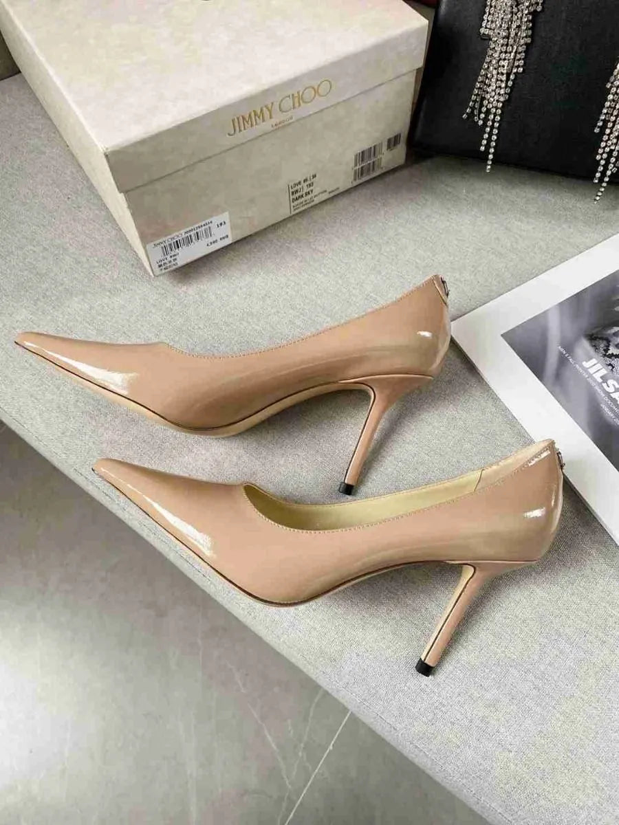 Nude Calf Leather Pumps X6600