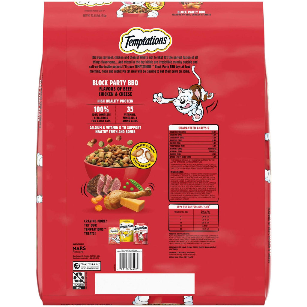 BBQ Flavor Adult Dry Cat Food V113580