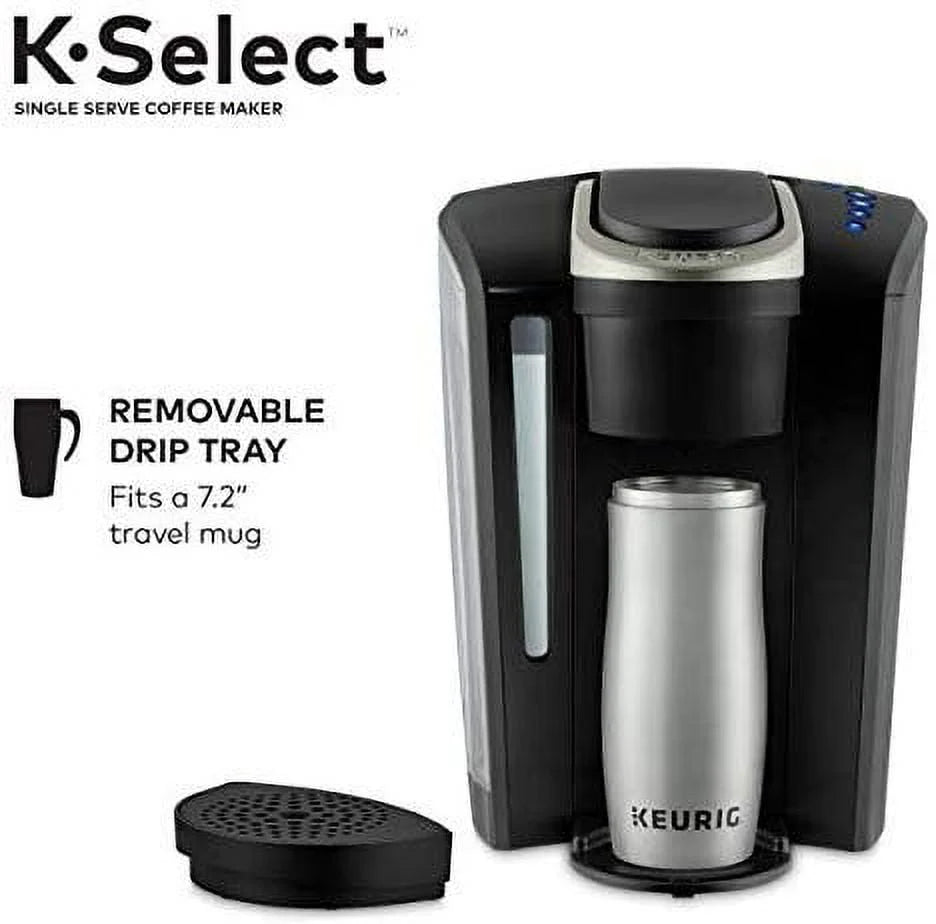 Single Serve K-Cup Pod Coffee Maker, Matte Black J500025