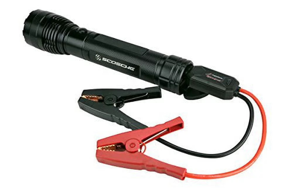 Portable 1,000 Lumen Flashlight and Car Jump Starter with 5,100 mAh 400A Battery A45646