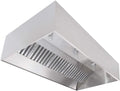 Stainless Steel Wall Canopy Exhaust Hood with Baffle Filters T428