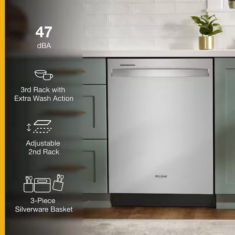 Stainless Steel Dishwasher with 3rd Rack M69697