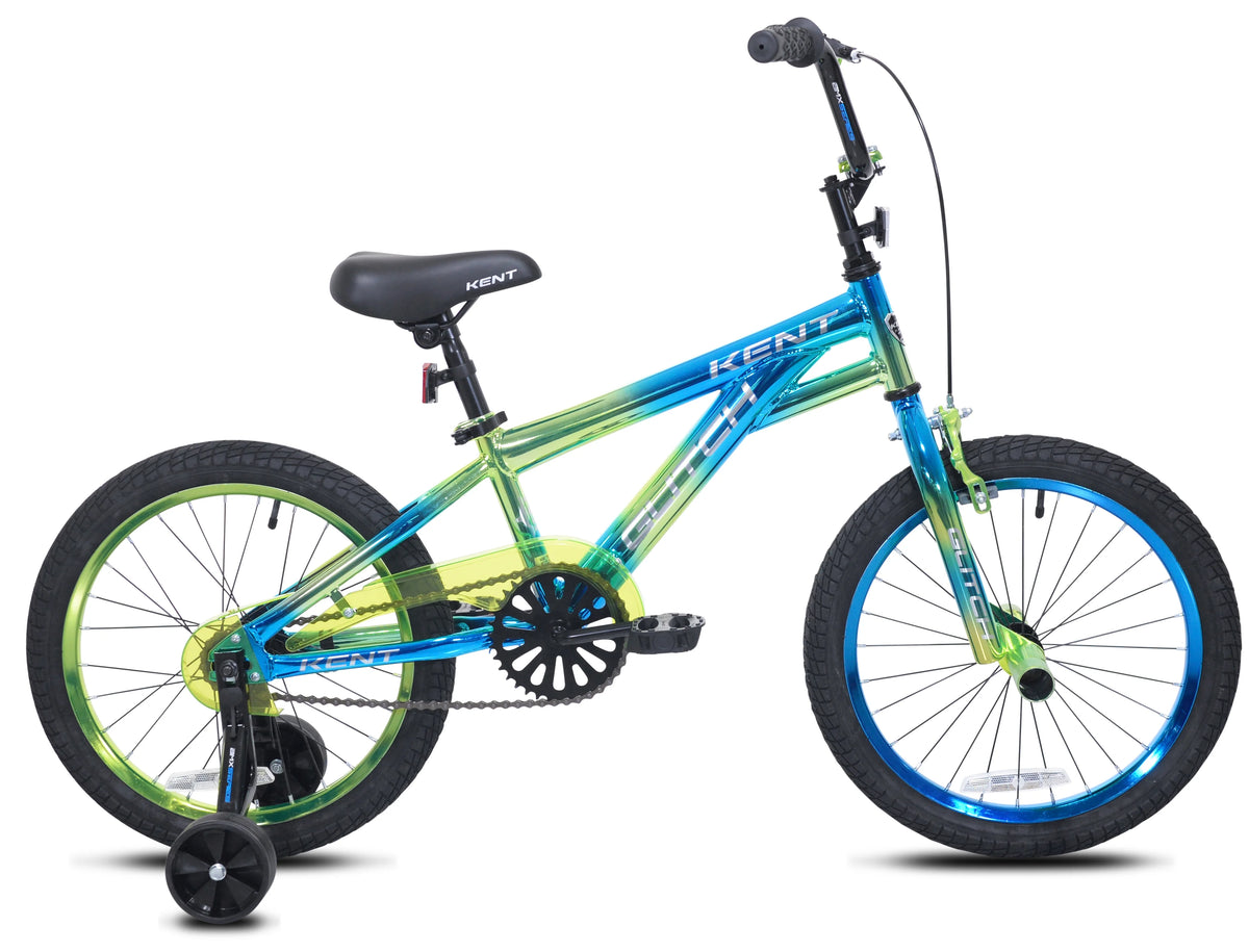 Blue Green Boys BMX Child Bike U376130