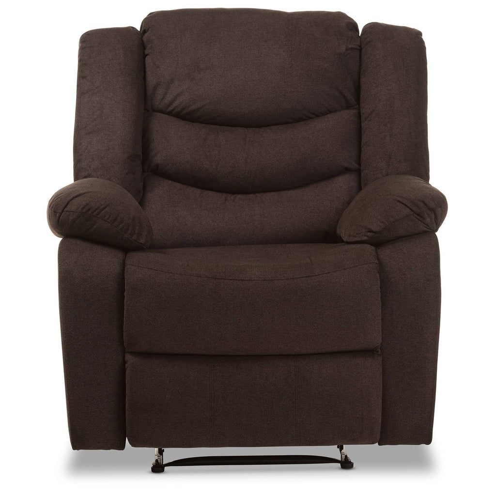 Godiva Brown Fabric Power Recliner Chair F118