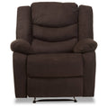 Godiva Brown Fabric Power Recliner Chair F118