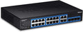 20-Port Gigabit Web Smart Switch with 16 x Gigabit Ports and 4 x shared Gigabit Ports K95571