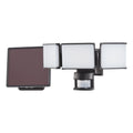 Black 2000 Lumen Solar LED Motion Sensing Security Flood Light G6391