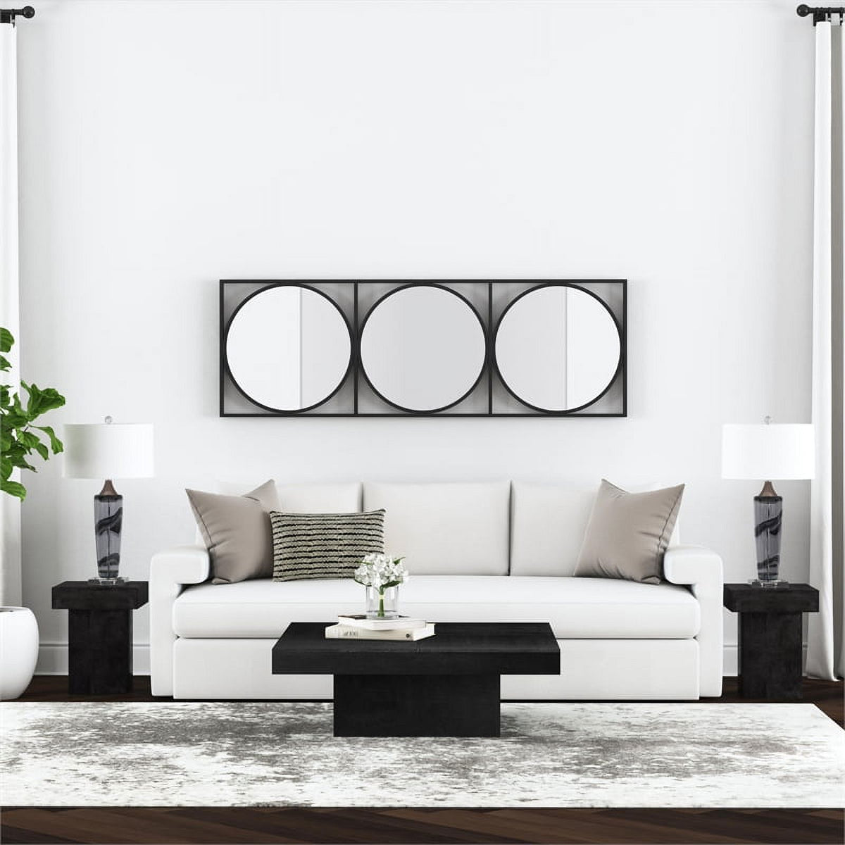 Black Wood Cocktail Table I63284