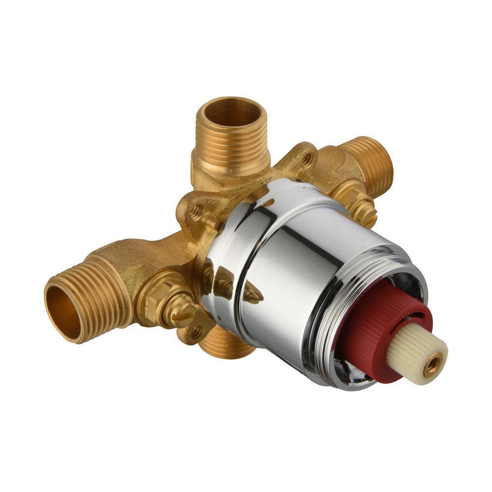 Bronze Single-Handle 3-Spray Tub and Shower Faucet E744