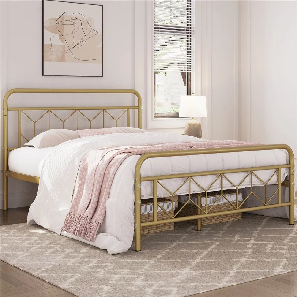 Twin Black Metal Bed Frame F18209