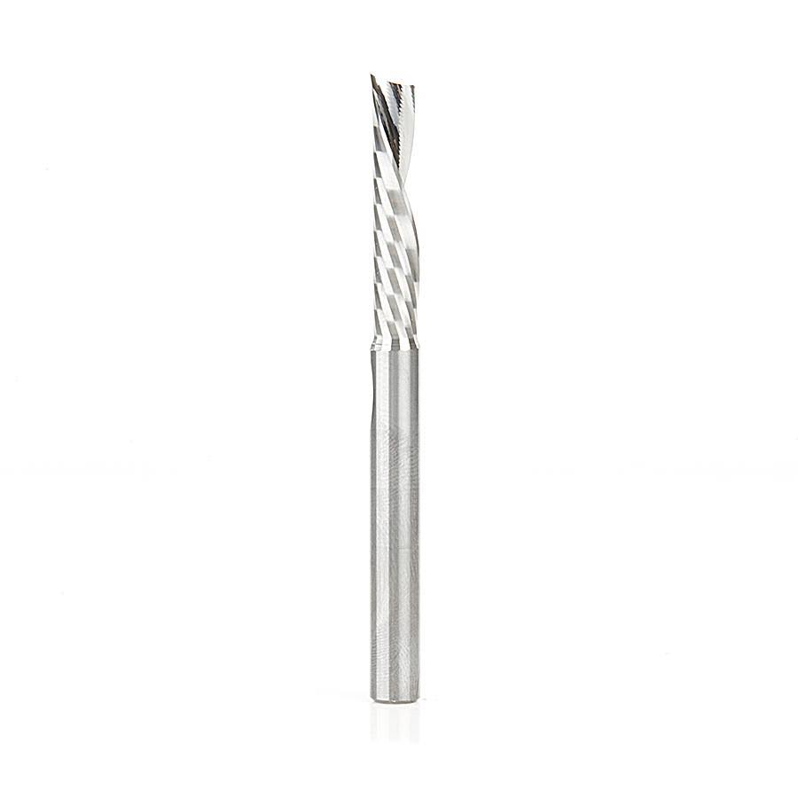 Solid Carbide CNC Spiral Flute Aluminum Cutting 1/4 Dia x 1-1/4 x 1/4 inch Shank Down-Cut I6626
