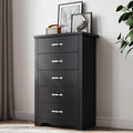 Black 5 Drawer Dresser S46341