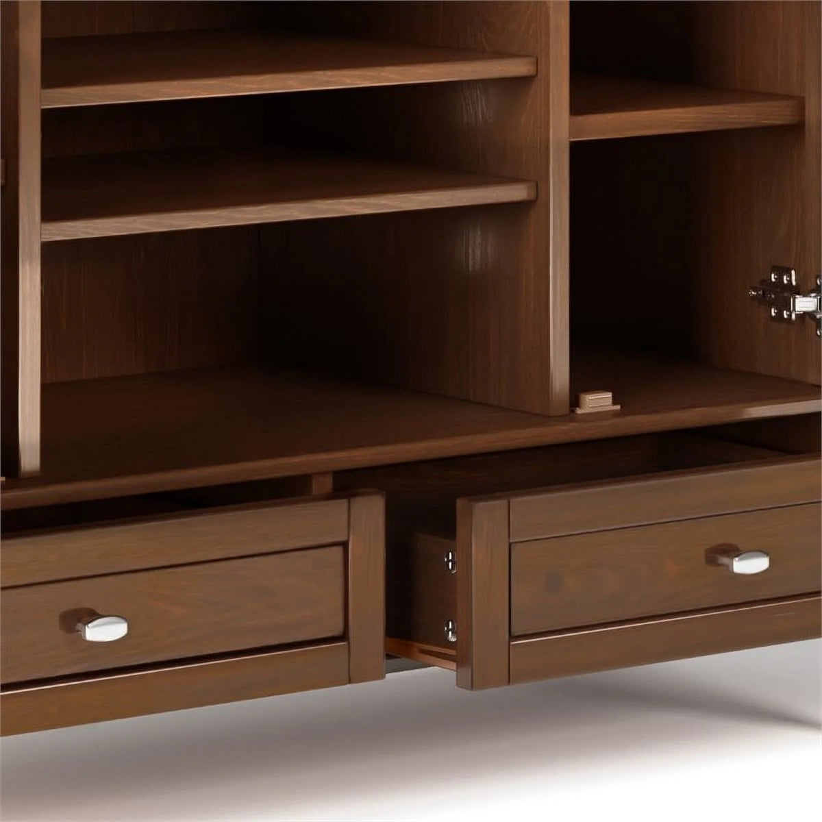 Rustic Wood TV Media Stand W89634