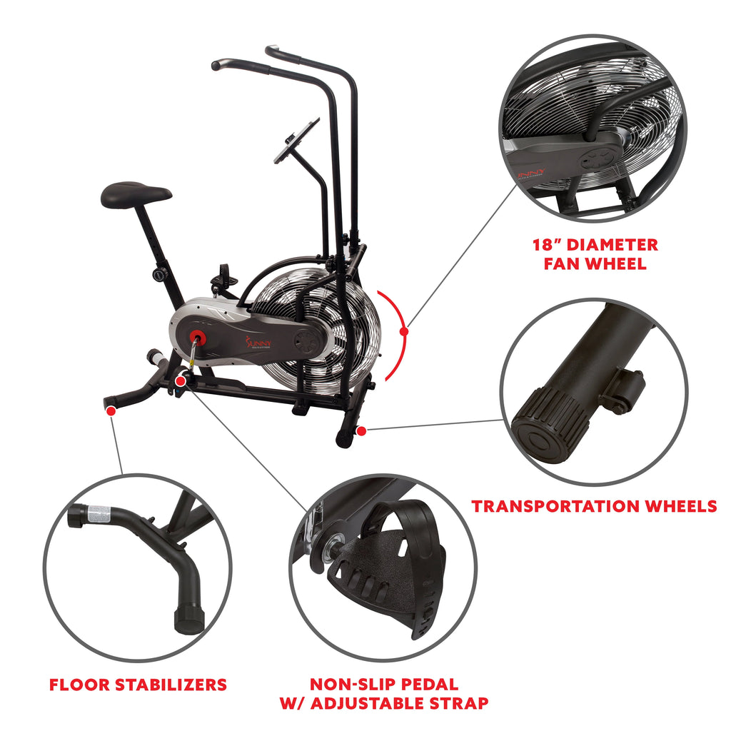 Indoor Stationary Upright Air Bike M446523