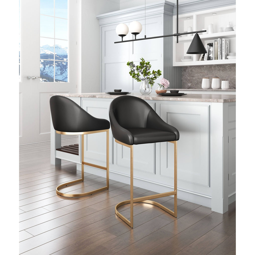 Brown Counter Chair C719