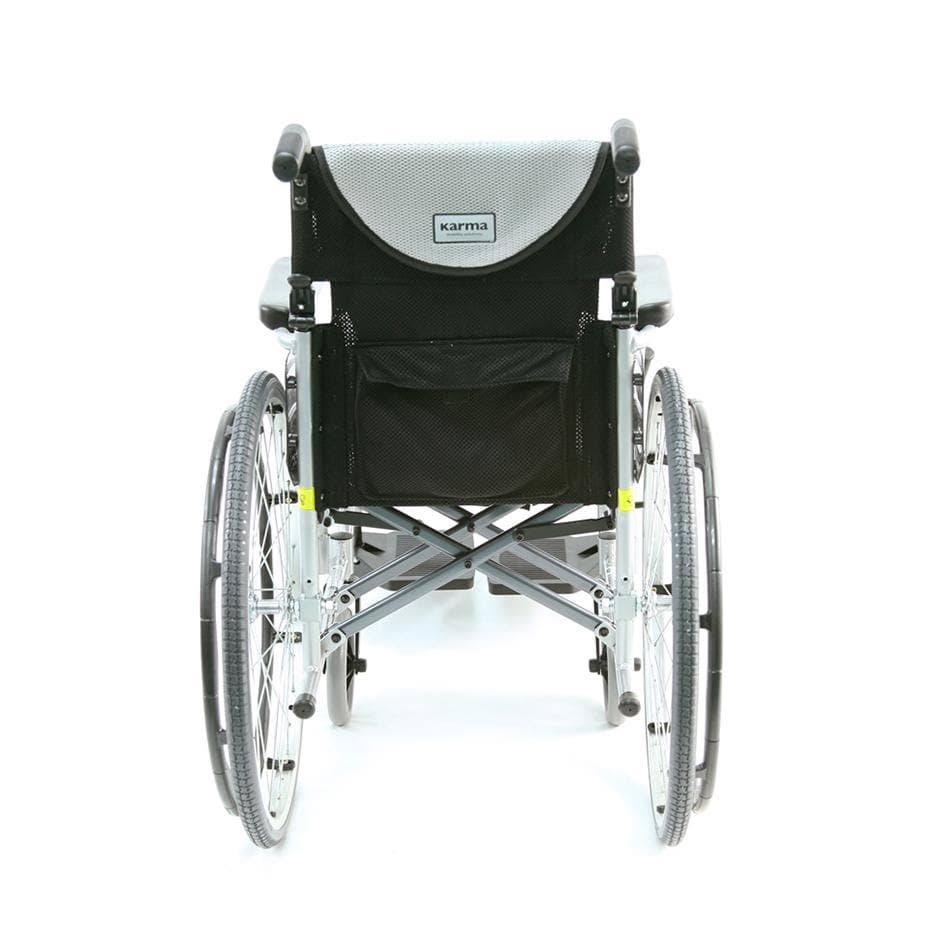 Lightweight Ergonomic Wheelchair with Silver Seat V99402