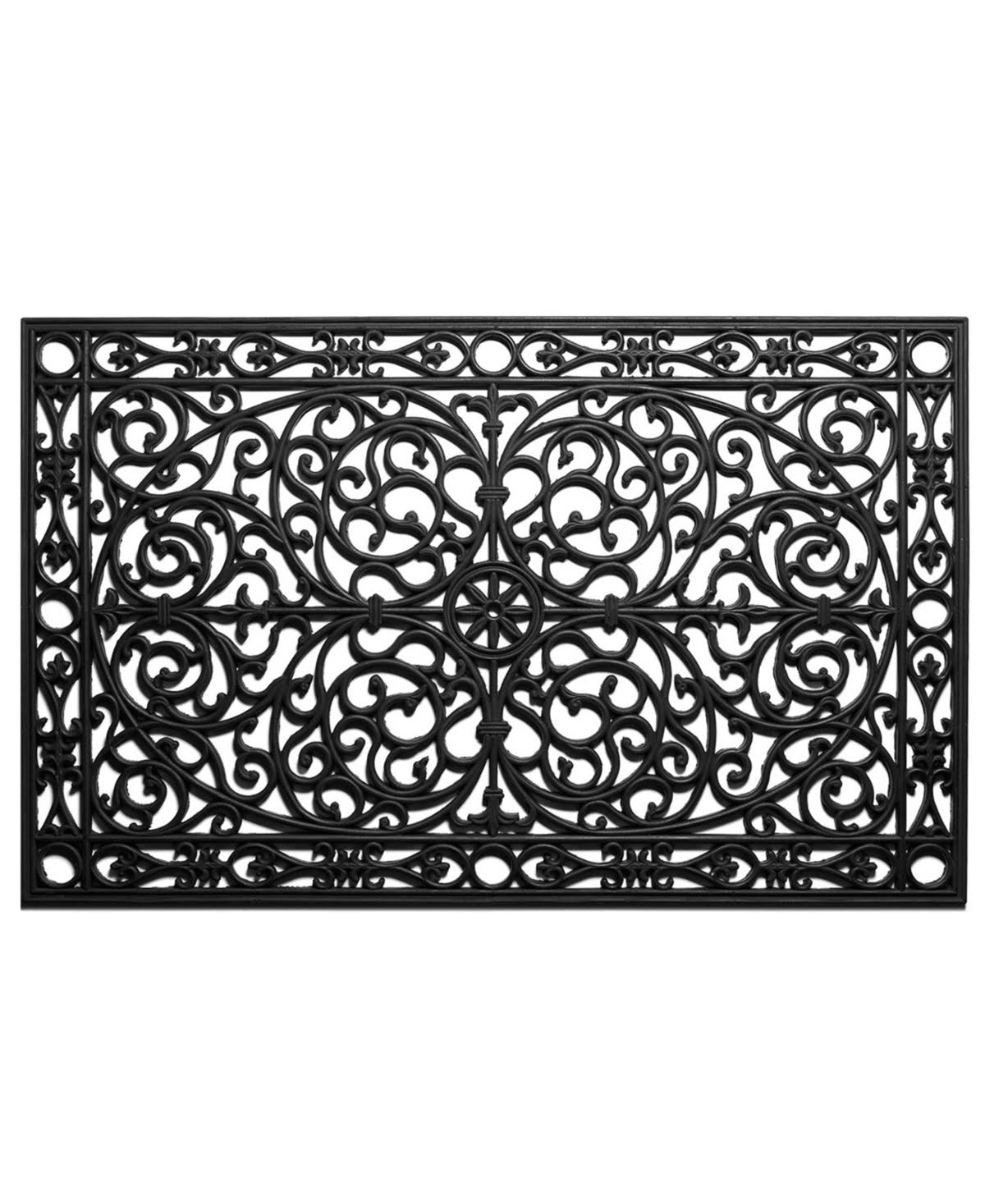 Black Rubber Doormat 24" x 36" P762015