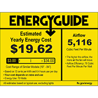 White Ceiling Fan G9814