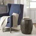 Metal Accent Drum Table Q1201