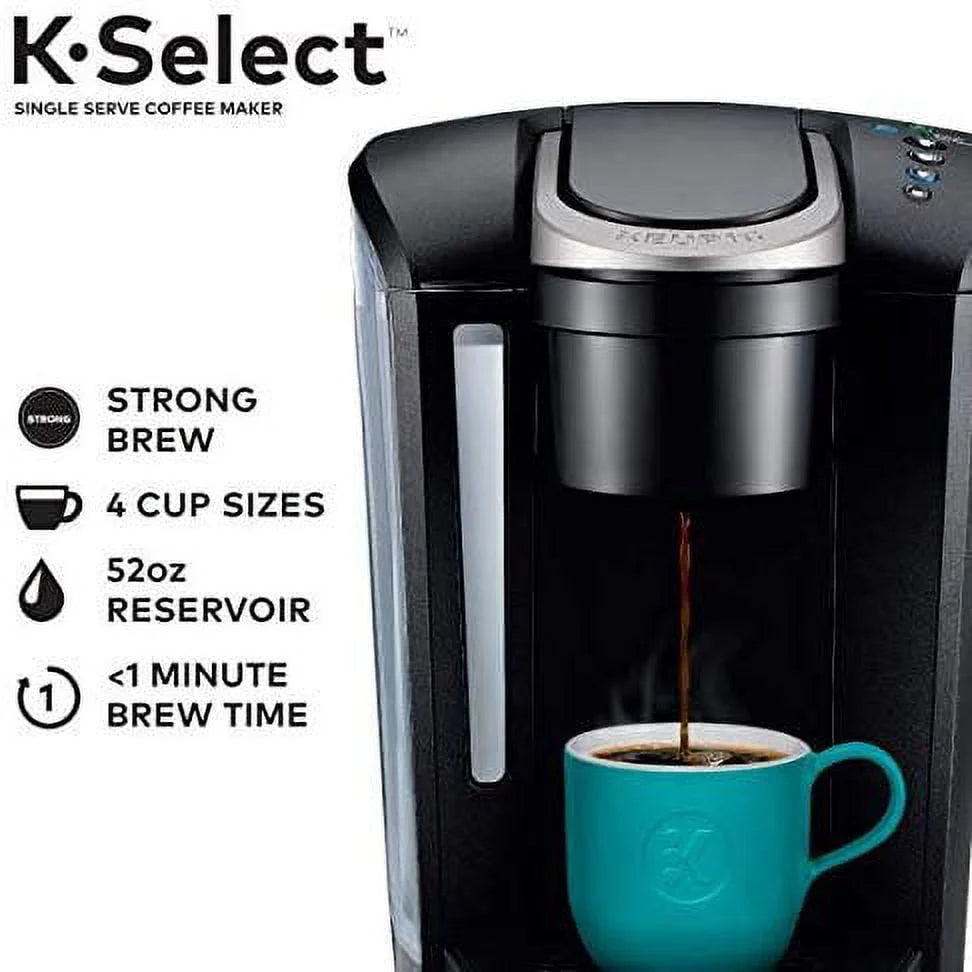 Single Serve K-Cup Pod Coffee Maker, Matte Black J500025