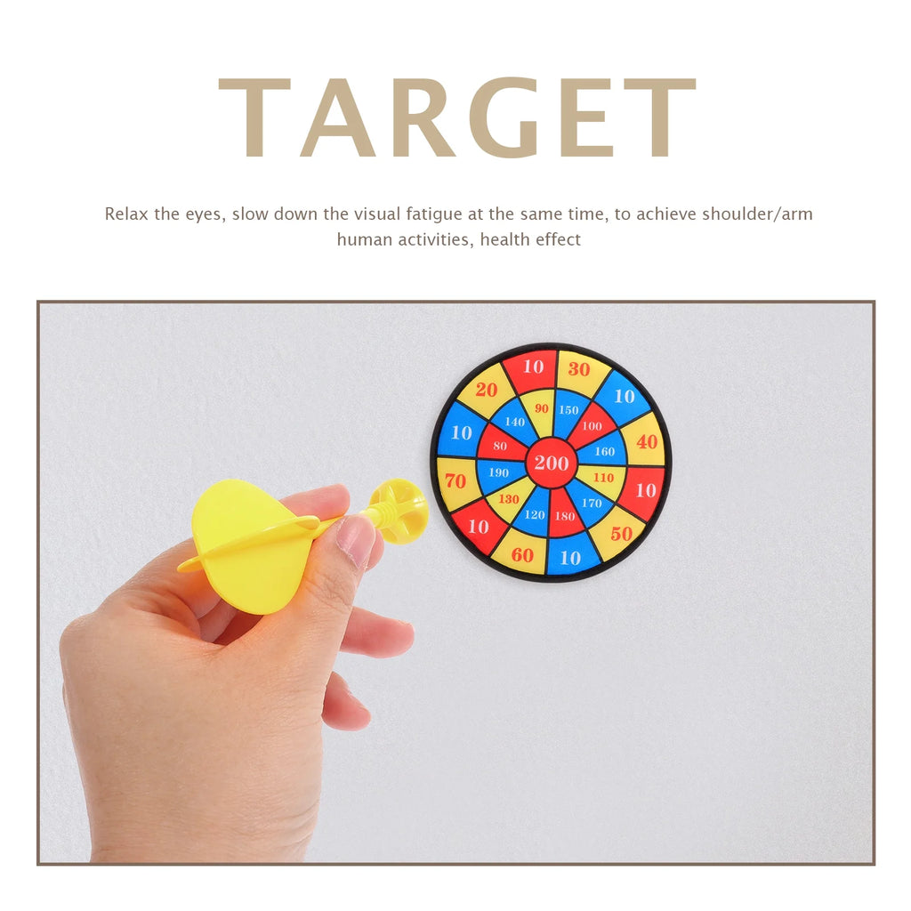 13 Pcs Kids Sticky Balls Darts Board Toys S401