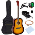 41in Full Size All-Wood Acoustic Guitar Starter Kit with Gig Bag P338627