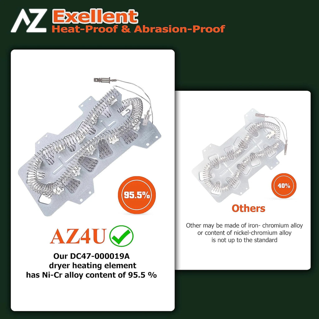 Dryer Heating Element & Fuses A886