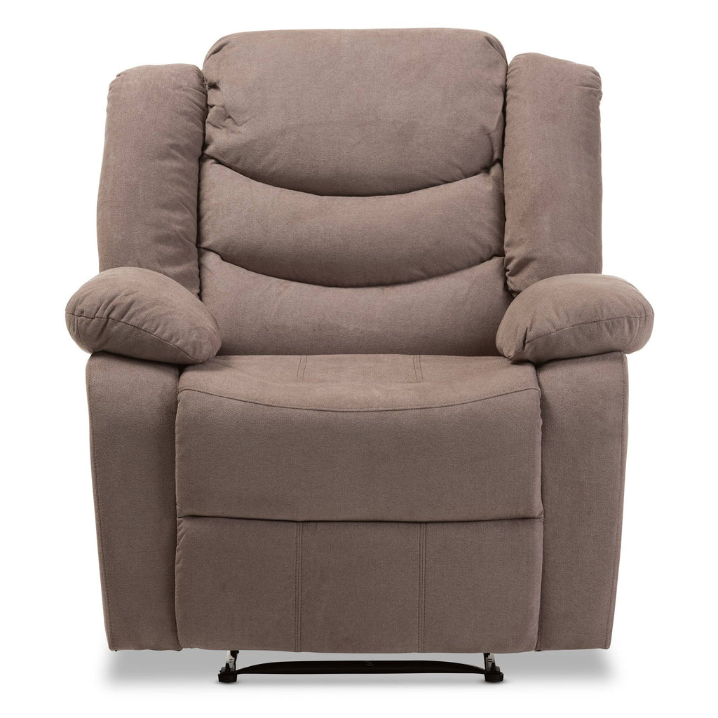 Godiva Brown Fabric Power Recliner Chair F118