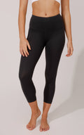 High Waist Capri, XL / Black P922162