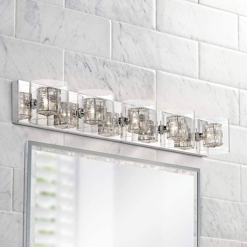 Wrapped Wire Bathroom Light N9310