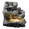 Indoor Outdoor Stone Fountain with Beige Illumination V135724