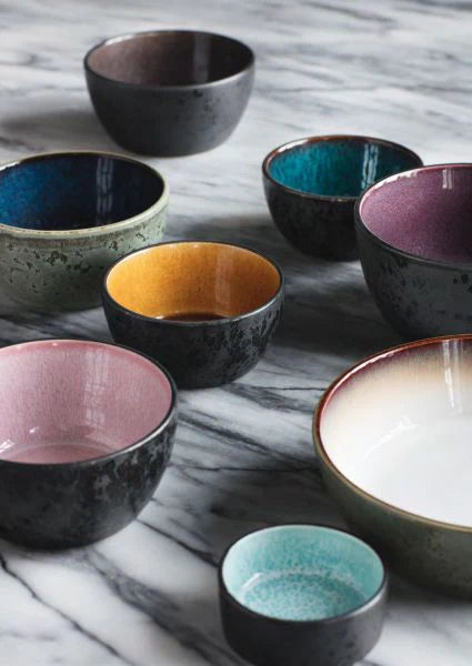 Bowl 10 cm Grey/Light Pink O821