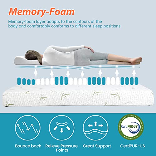 5 Inch Gel Memory Foam Twin Mattress T504688