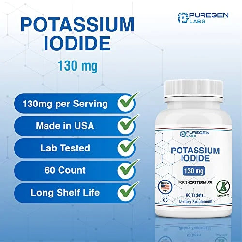 Potassium Iodide 130 mg Tablets 5 Pack H152