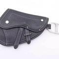Pre-Owned Leather Key Case Charm Pouch T1053