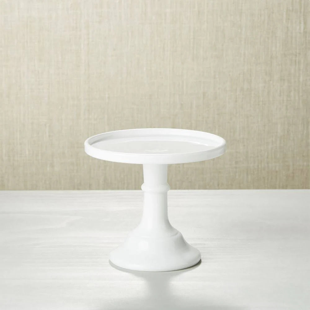 Milk White Glass Cake Stand C2883