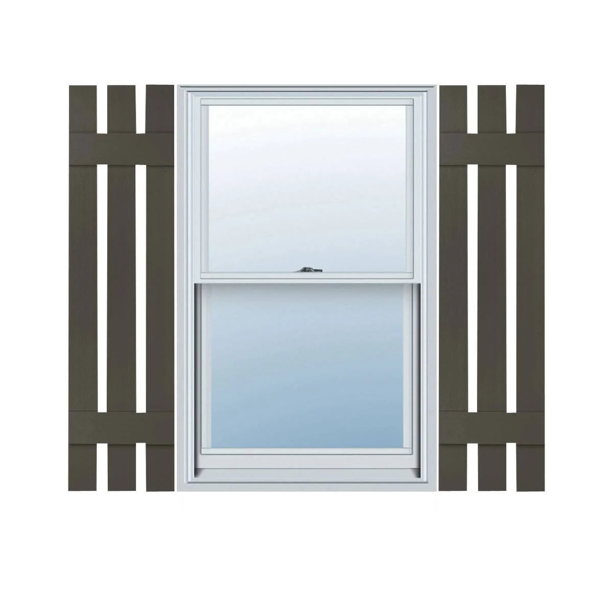 12x22W x 47x22H Vinyl Board-n-Batten Shutters H49964