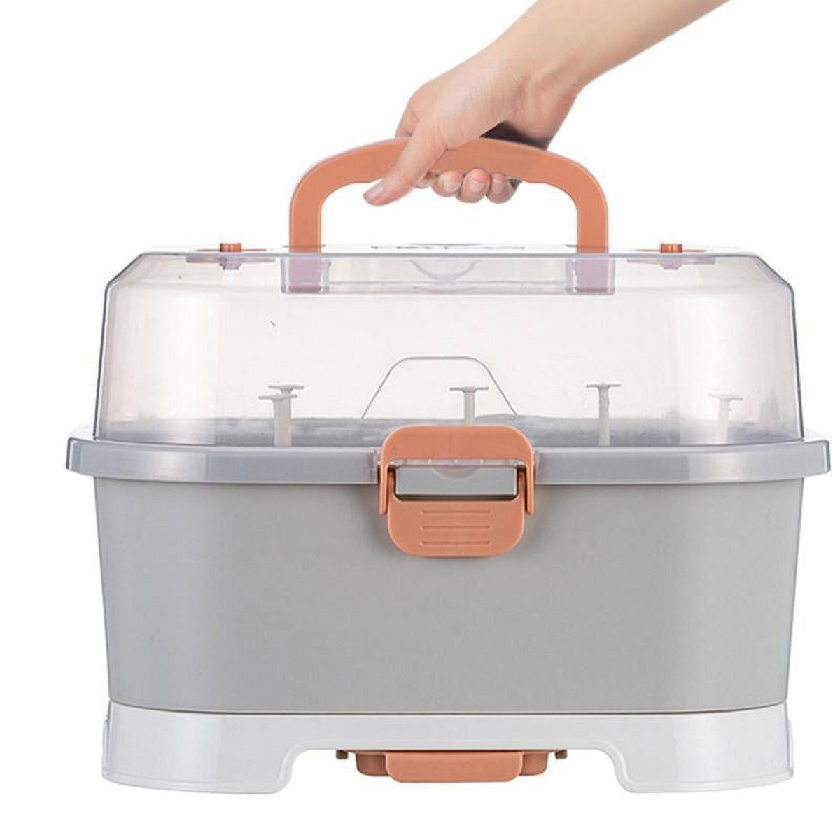 Baby Bottle Drying Rack with Drainer Tray L5716