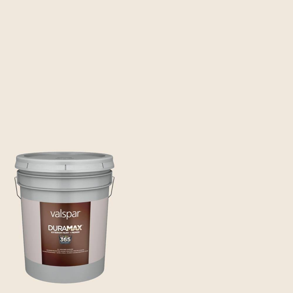 Flat Creamy Exterior Paint (5-Gallon) B659068