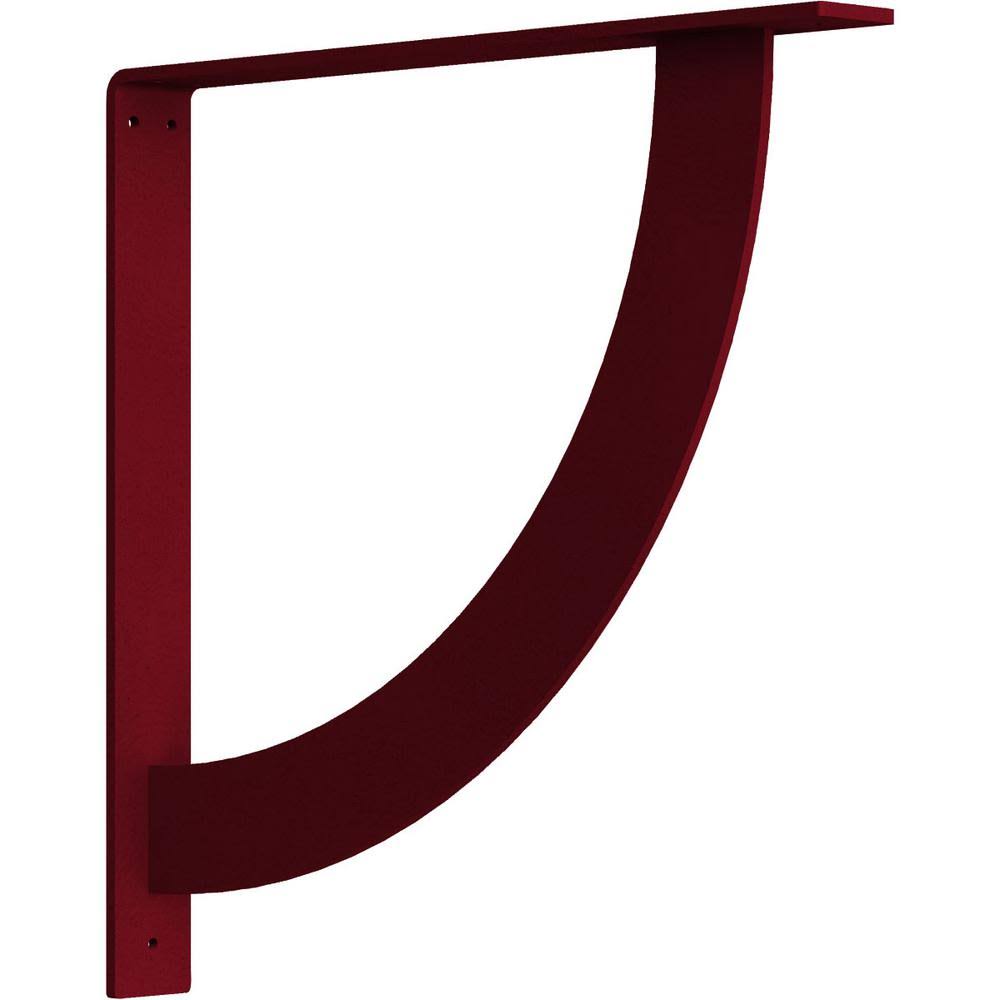 Hammered Bright Red Steel Bracket U16085
