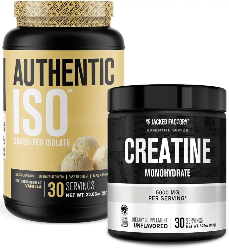 Grass Fed Whey Protein Isolate Powder, Vanilla, 30 Servings I1524