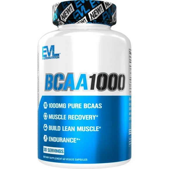 BCAAs Amino Acids Supplement 5g BCAA Capsules 30 Servings H215239