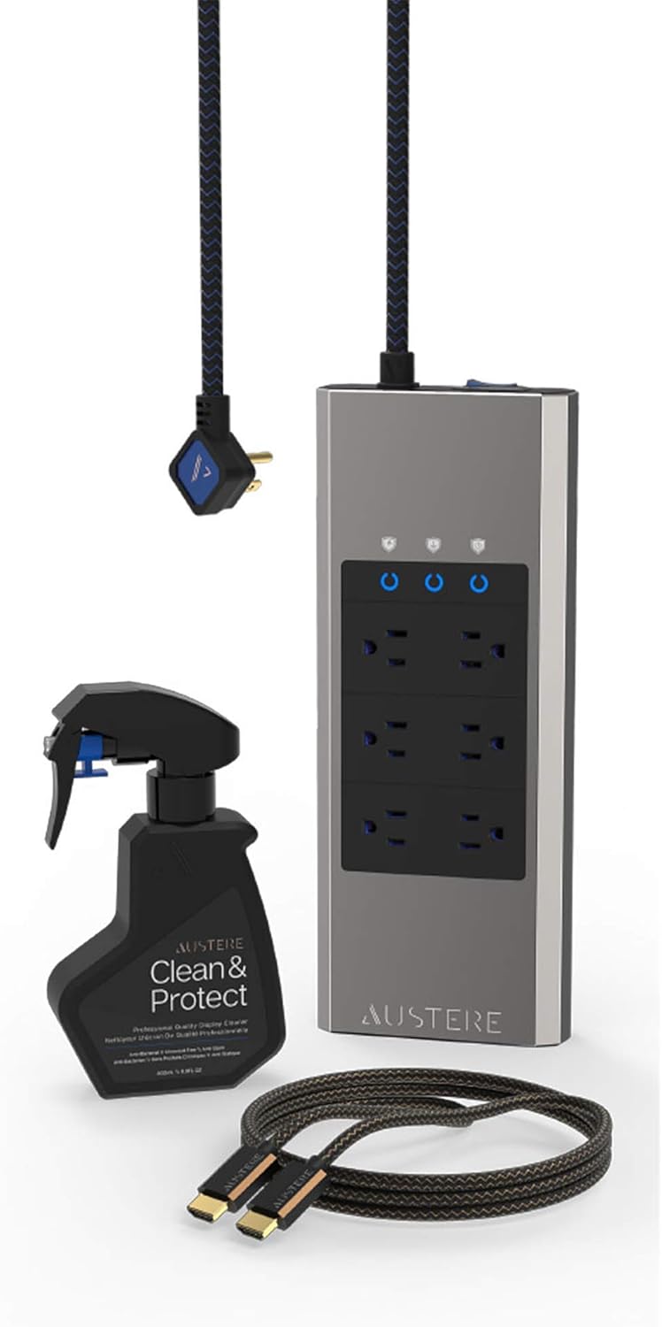 4K Active HDMI Cable 5.0m, 6-Outlet Power, Clean & Protect H793
