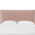 Rosequartz Linen Headboard with Pewter Nailbuttons E868111