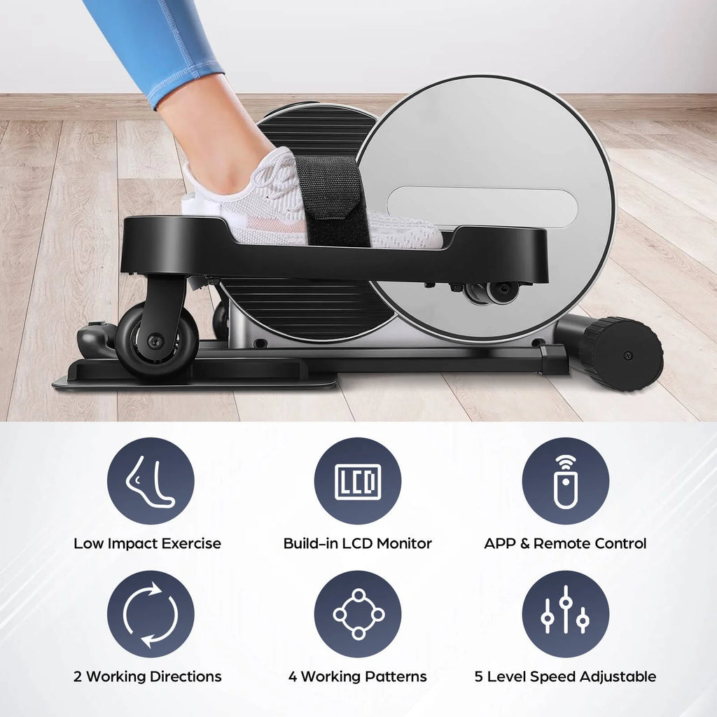 Under Desk Elliptical Machine with APP & Bluetooth O8544