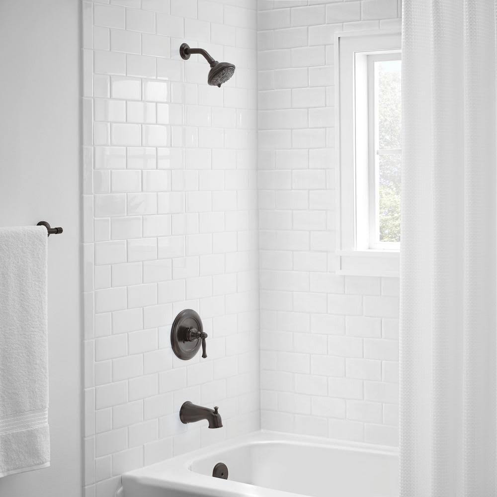 Bronze Single-Handle 3-Spray Tub and Shower Faucet E744