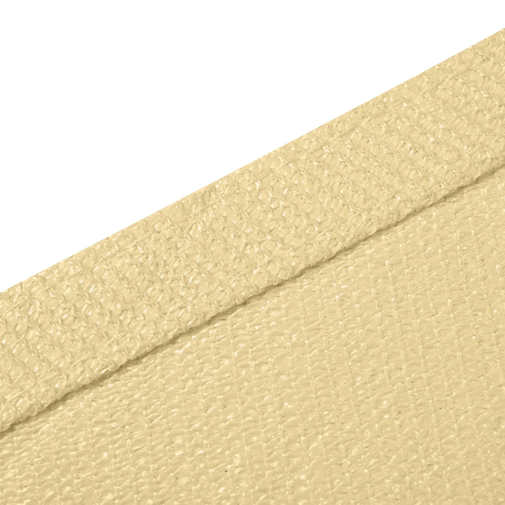 Beige Rectangle Sun Shade Sail B609