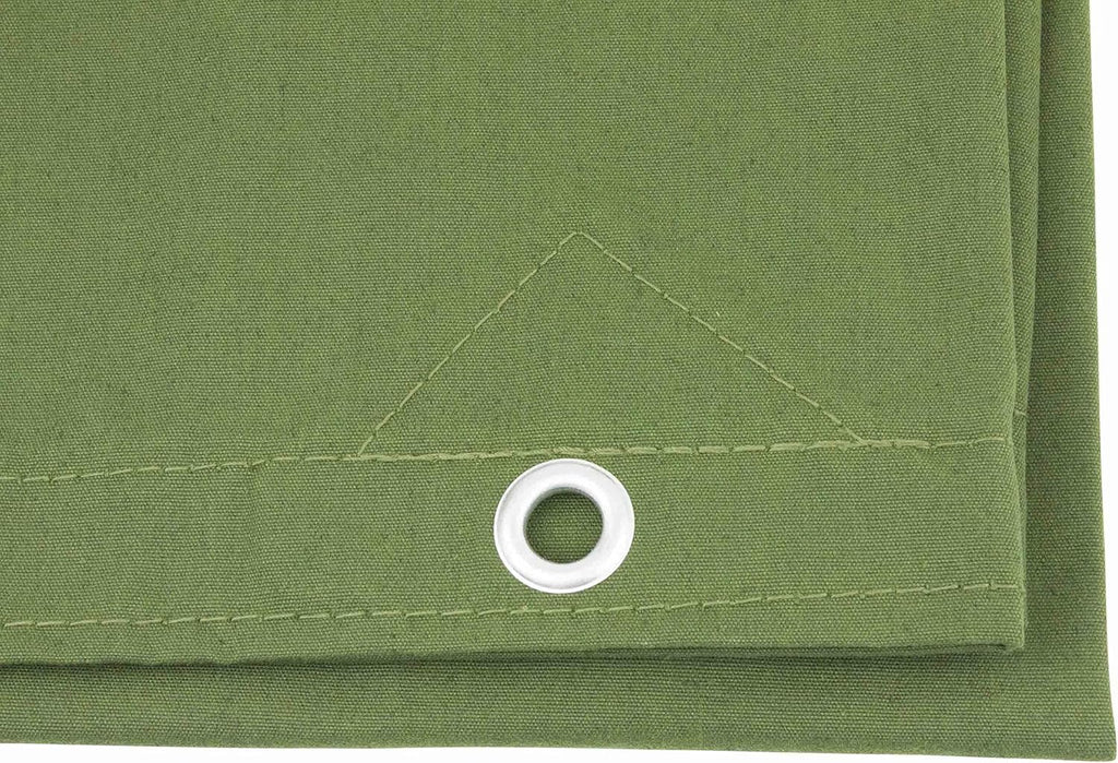 Green Canvas Tarp 12oz Water Resistant 20' x 20' S5821