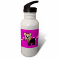Pink 21 oz Sports Water Bottle L944